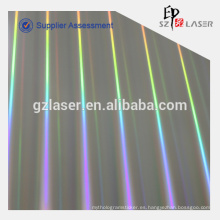 GZ373 holograma maestro de níquel para la venta con pilar de patrón de luz